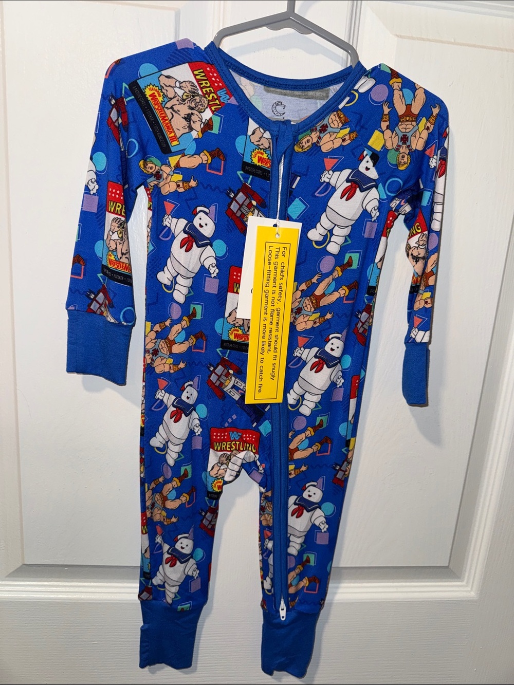 90s Throwback Bamboo Zippy - size 3/6M - new with tags